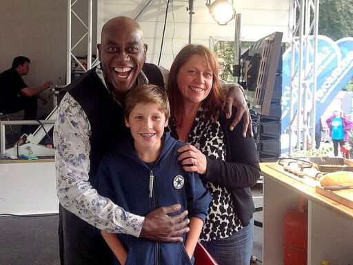 Jill with Ainsley Harriott